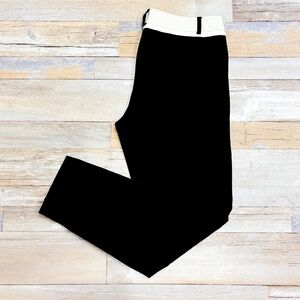 TRISTAN Black Straight Leg Pants Minimalist Office Casual | Size‎ 8 *